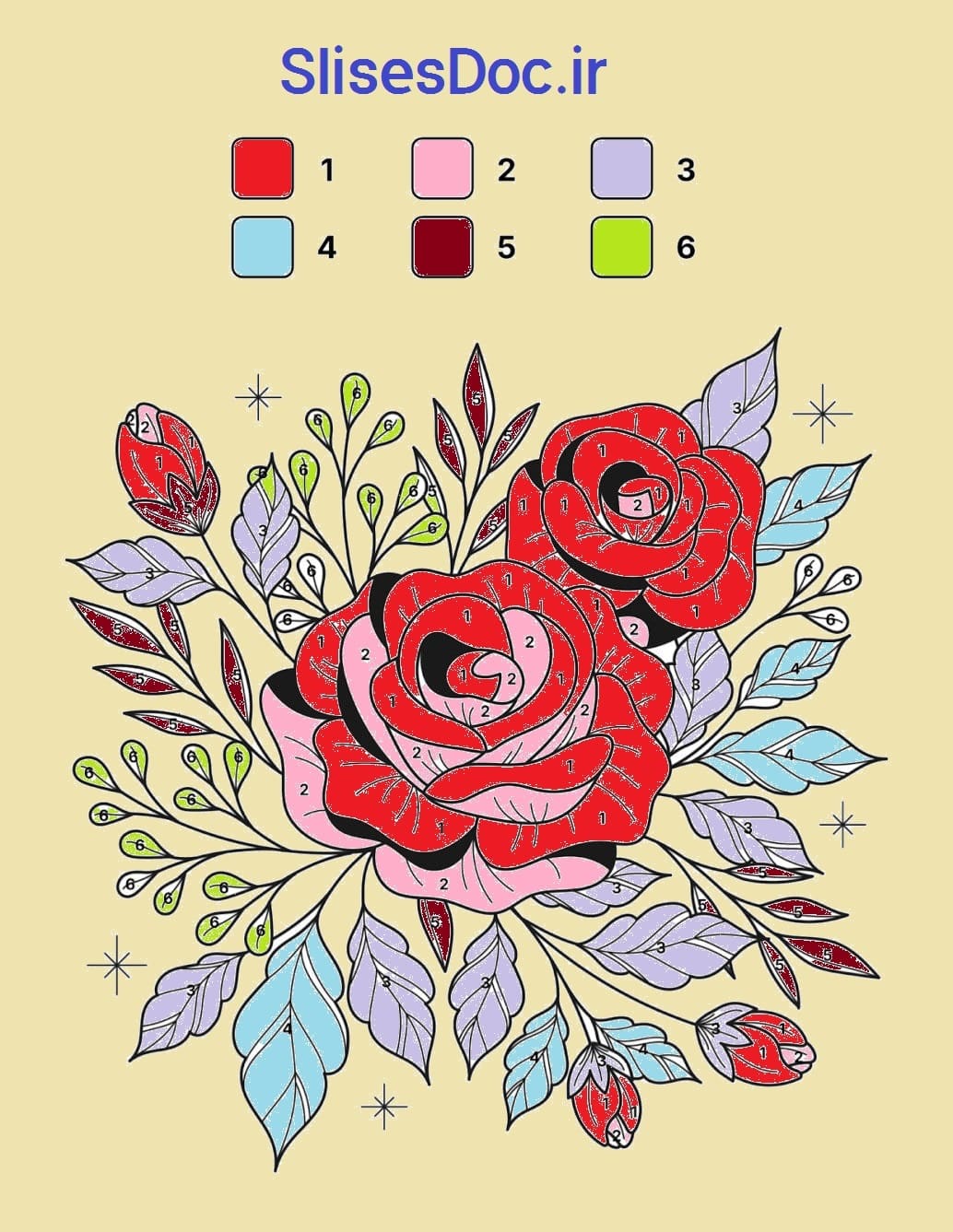 پکیج تصاویر رنگ آمیزی و نقاشی 11 عکس گل برای رنگ آمیزی و نقاشی