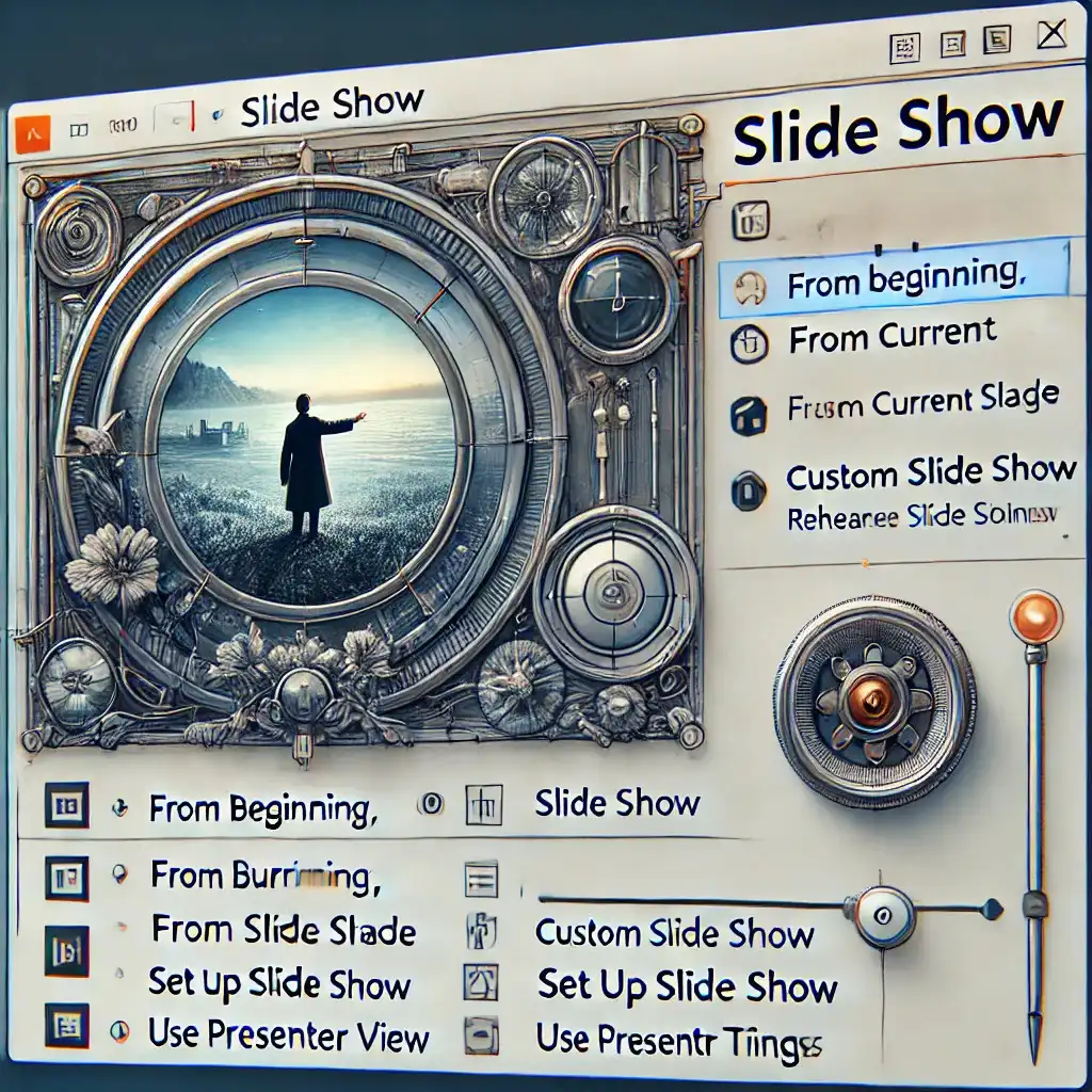 تب Slide Show در پاورپوینت
