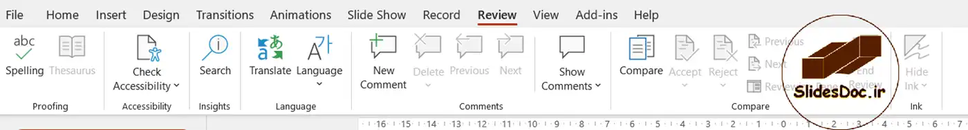 تب Review پاورپوینت 12 تب Review پاورپوینت