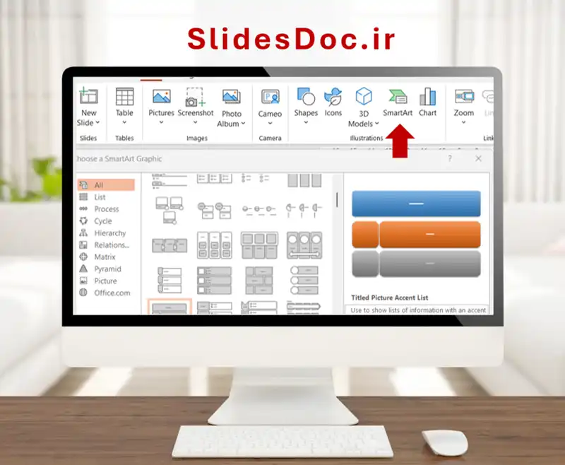 آموزش اسمارآرت در پاورپوینت