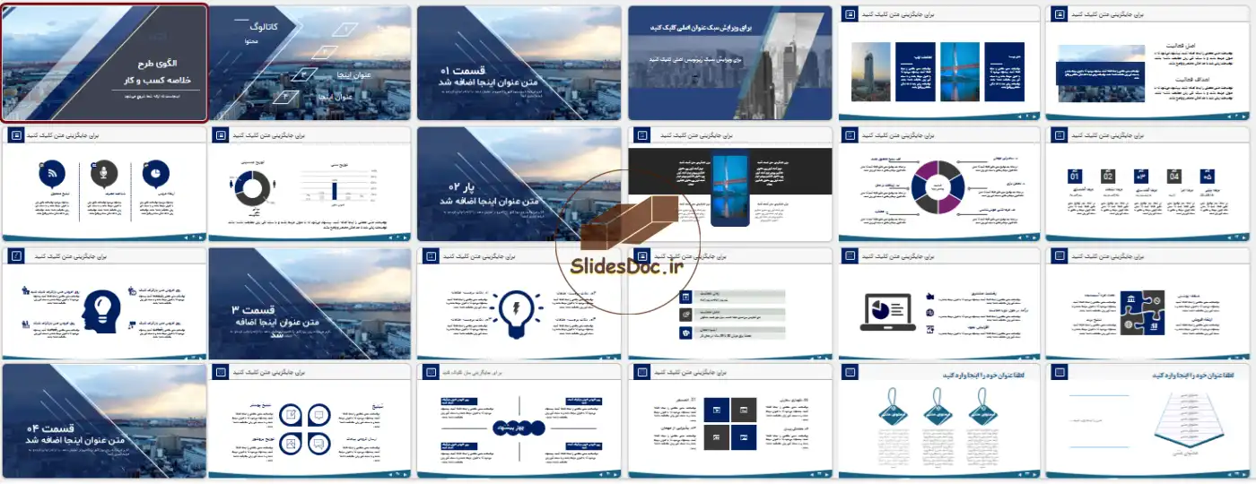 دانلود الگوی طرح خلاصه کسب و کار