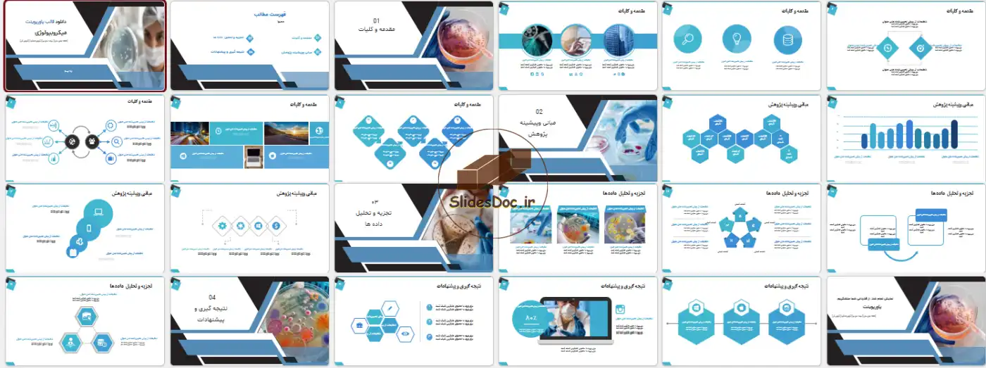 قالب پاورپوینت میکروبیولوژی 11 دانلود قالب پاورپوینت میکروبیولوژی